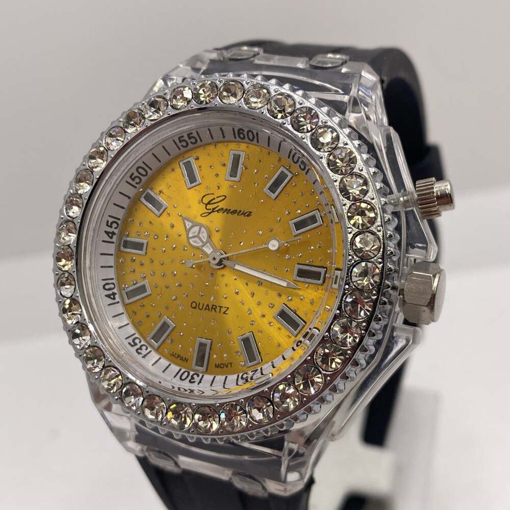 Geneva Womens Light Up Watch Works New Battery